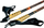 Shkopinj Nordic Walking Pacer Bjorn, alumini, 110-135 cm, portokalli