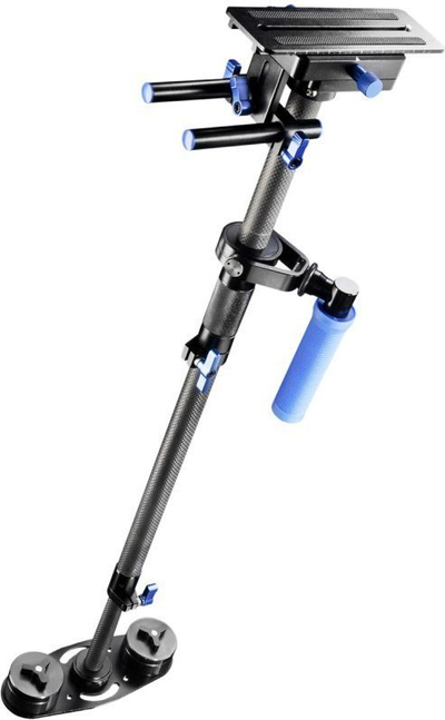 Stativ për kamera Walimex Camera Stand Carbon 120cm, mban deri 6kg, karbon, i zi