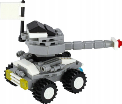 Lodër konstruktore Alleblox Military 3n1, 98 pjesë, 6+