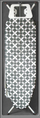 [OUTLET] Dërrasë hekurosjeje Vileda Full Option Dandelion, 120x38cm, me prizë dhe raft rrobash, shumëngjyrëshe