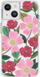 Këllëf telefoni Rifle Paper Co Rose Garden për iPhone 14, i tejdukshëm, me lule rozë