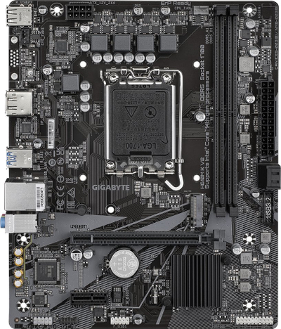 Матична плоча GIGABYTE H610M K DDR4 V2, Intel LGA 1700, Micro ATX