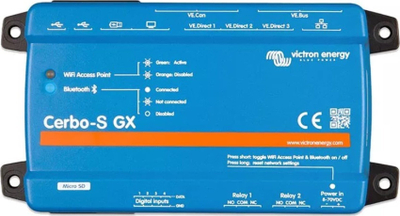 Modul monitorimi Victron Energy Cerbo S GX, WiFi, Bluetooth, blu