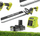 Gërshërë elektrike për gardh Ryobi ONE+ RY18HT50A-120, 18V, teh 50 cm, jeshile