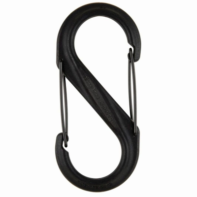Karabinë plastike Nite Ize S-Biner Dual Carabiner #6, dy porta, e zezë