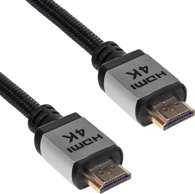 Kabllo HDMI Akyga AK-HD-30P, 3m, 4K, ngjyrë argjendi