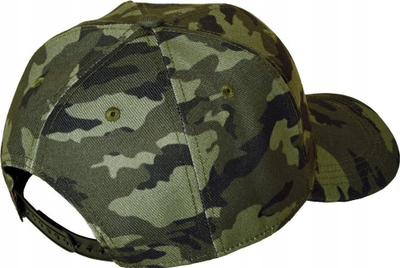 Kapele Helly Hansen Workwear Camo Ball Cap, 100% pambuk, me snapback, kamuflazh jeshil
