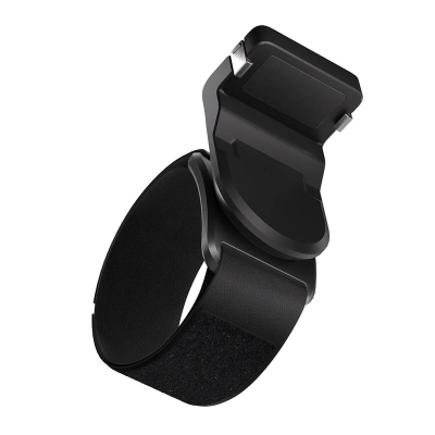 Rrip krahu HoverAir Beacon Armband, i rregullueshëm, për aktivitete outdoor, i zi