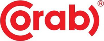 Logon Corab, logo e firmës, e kuqe