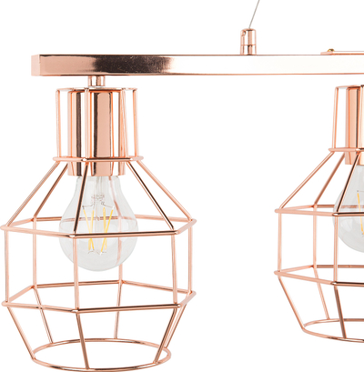 Lampë varëse ORNE Metal, me 3 llampa, metal bakër