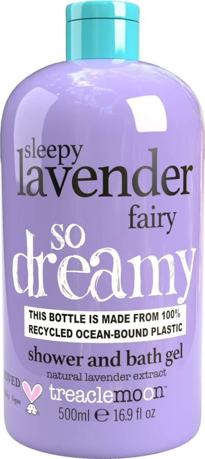 Xел за туширање Treaclemoon Sleepy Lavender, 500 ml, со арома на лаванда