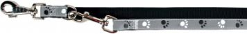 Leash për qen Trixie Adjustable Reflective M L, 2m, najlon reflektues, i zi