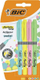 BIC Highlighter Grip Pastel, 4 Pack