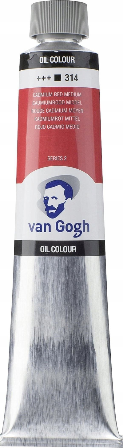 Bojë vaji Van Gogh Cadmium Red Medium, tub 200ml, e kuqe