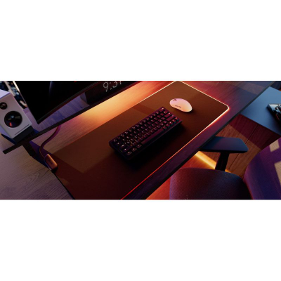 Mauspad gaming HYTE CNVS, RGB, madhësi e madhe, i zi