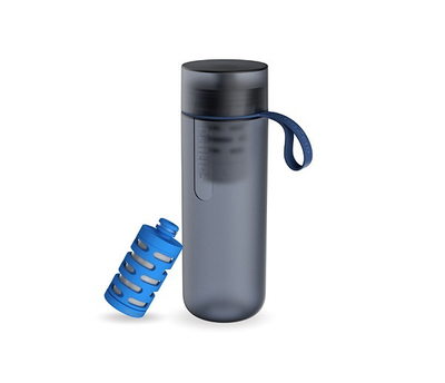 Shishe me filtrues Philips AWP2712, 590 ml, dark blue
