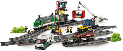 Set figurash LEGO City 60198 Freight Train