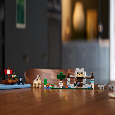 Lodër ndërtime LEGO Minecraft 21259 Pirate Ship Voyage, set piratësh, mbi 8 vjeç, shumëngjyrësh