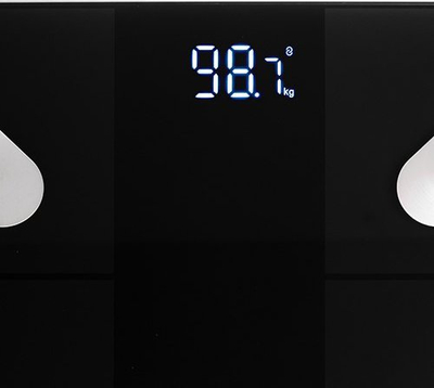 Peshore inteligjente Adler AD 8186, Tuya Smart, deri 180 kg, ekran LED, e zezë