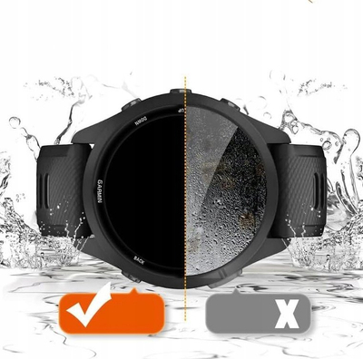 Xham mbrojtës Wozinsky Full Glue për Garmin Forerunner 265S 46mm, 2 copë, transparent