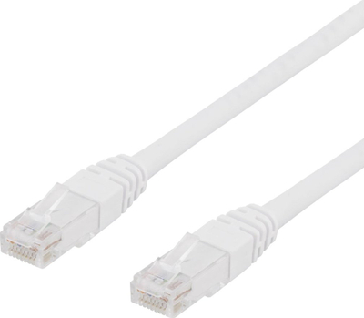 Kabllo rrjeti Deltaco U UTP Cat6, 10m, e bardhë