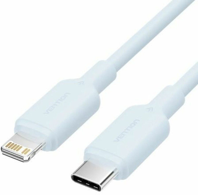 Kabllo USB Vention, Type C me Lightning, 1m, 3A, blu