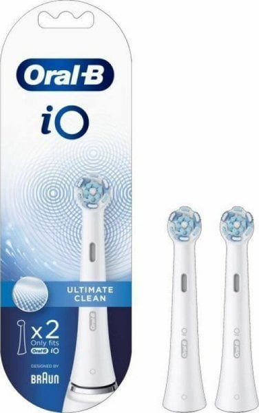 Furçë dhëmbësh elektrike OralB iO Ultimate Clean, set 2 copë, e bardhë