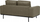 Divan SOVIK me material stof, 2 vendsh, 156 cm, jeshil