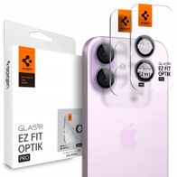 Mbrojtës kamere Spigen Glass TR EZ Fit Optik Pro, 2 cope, për iPhone 17, vjollcë