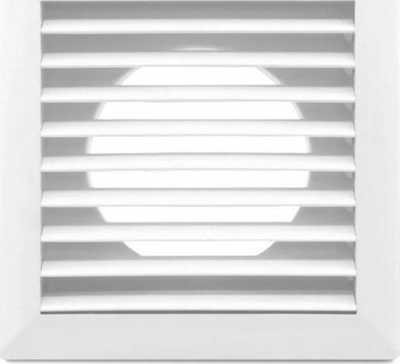 Rrjetë ventilimi AirRoxy, 140x140 mm, me mbyllje, e bardhë