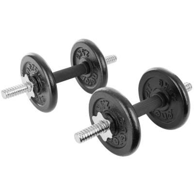 Set hantelash Eb Fit 585470, gize, 2 x 9.5 kg, i zi