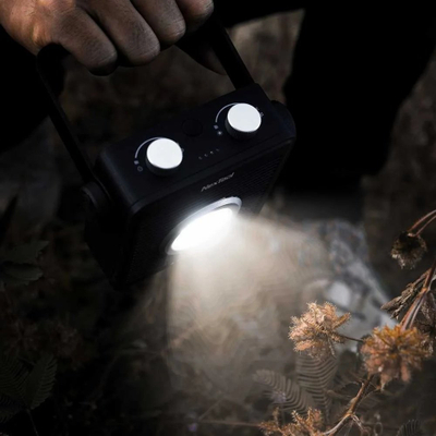 Lampë kampinguese reflektor Nvox NexTool NE20093, 1800 lm, dritë e bardhë ose e kuqe, e zezë