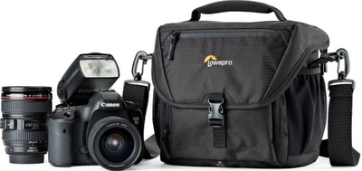Фотографска торба Lowepro Nova 170 AW II, за DSLR, отпорна на временски услови, црна