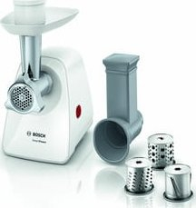 Makineri për grirje mishi Bosch MMWP2004, 1500W, 1.7 kg/min, e bardhë