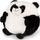 Jastëk plushe me ngrohëse duarsh Panda, i butë, për fëmijë dhe të rritur, bardh e zi