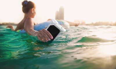 Çantë mbrojtëse për telefon Cellularline Voyager 22, e papërshkueshme nga uji, e bardhë