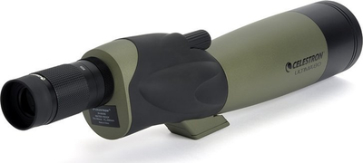 Teleskop vëzhgimi Celestron Ultima 80, 20–60x80, trup i drejtë, jeshil me të zi