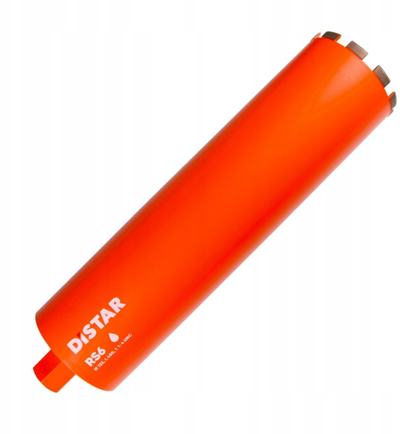 Freza diamant për beton Distar RS6 DDS W, 132mm, 450mm, portë 1 1/4, portokalli