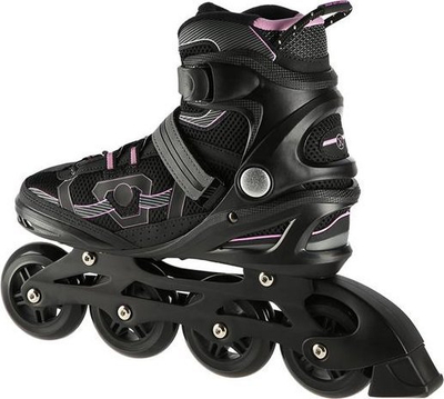 Rolatë inline NILS Extreme NA9157 për goca, rrota 84mm, numri 43, të zeza me vjollcë