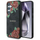 Kapak telefoni Guess Leather 4G Flowers për Samsung Galaxy S25, MagSafe, i zi me lule