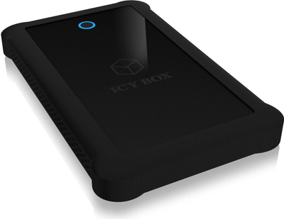 ICY BOX IB-233U3-B Надворешно Куќиште за 2.5" SATA HDD/SSD, Црно