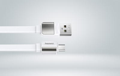 Kabllo USB Micro Remax Platinum Pro, 1m, 2.4A, e bardhë
