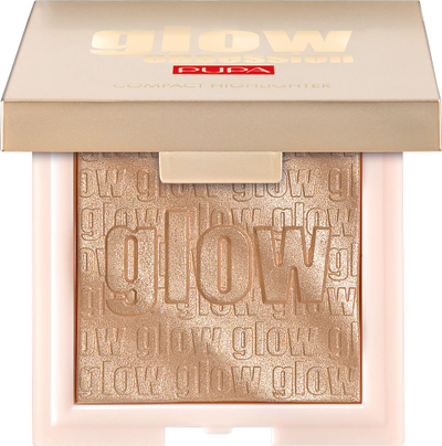 Highlighter kompakt Pupa Glow Obsession 002 Rose Gold, blush, 6g