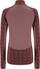 Bluzë termo për goca Kari Traa Rose Light HZ, 100% lesh merino, me gjysmërëver, rozë me dizajn