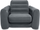 Karrige krevati Intex Pull-out Lounge Chair, 109 cm, vinyl, gri