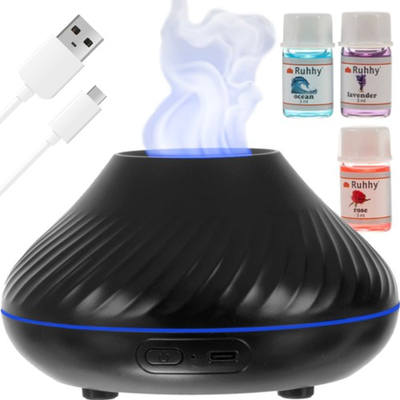 Difuzor arome dhe lagështues Ruhhy 22541, 130 ml, me USB, gri
