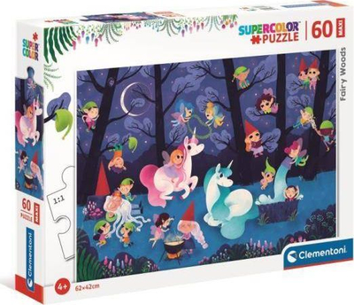 Lodër puzzle Clementoni Maxi Fairy Woods Forest fairies, 60 copa