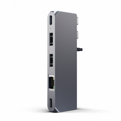Përshtatës Satechi Aluminium Pro Hub Mini, i hirtë