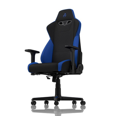 Karrige gaming Nitro Concepts S300, sedilje e mbushur, ergonomike, zi e blu