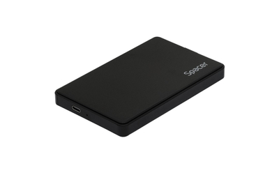 Kuti e jashtme për disk SPR TYPE C 01, 2.5", USB 3.1 Type C, e zezë